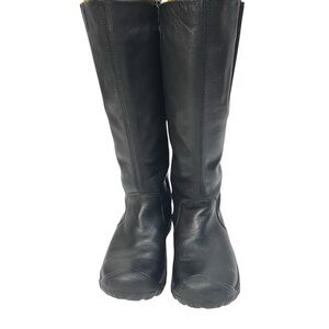 KEEN Dry Black Tall 150g Insulated Leather Winter Boots | Waterproof | Women’s 7